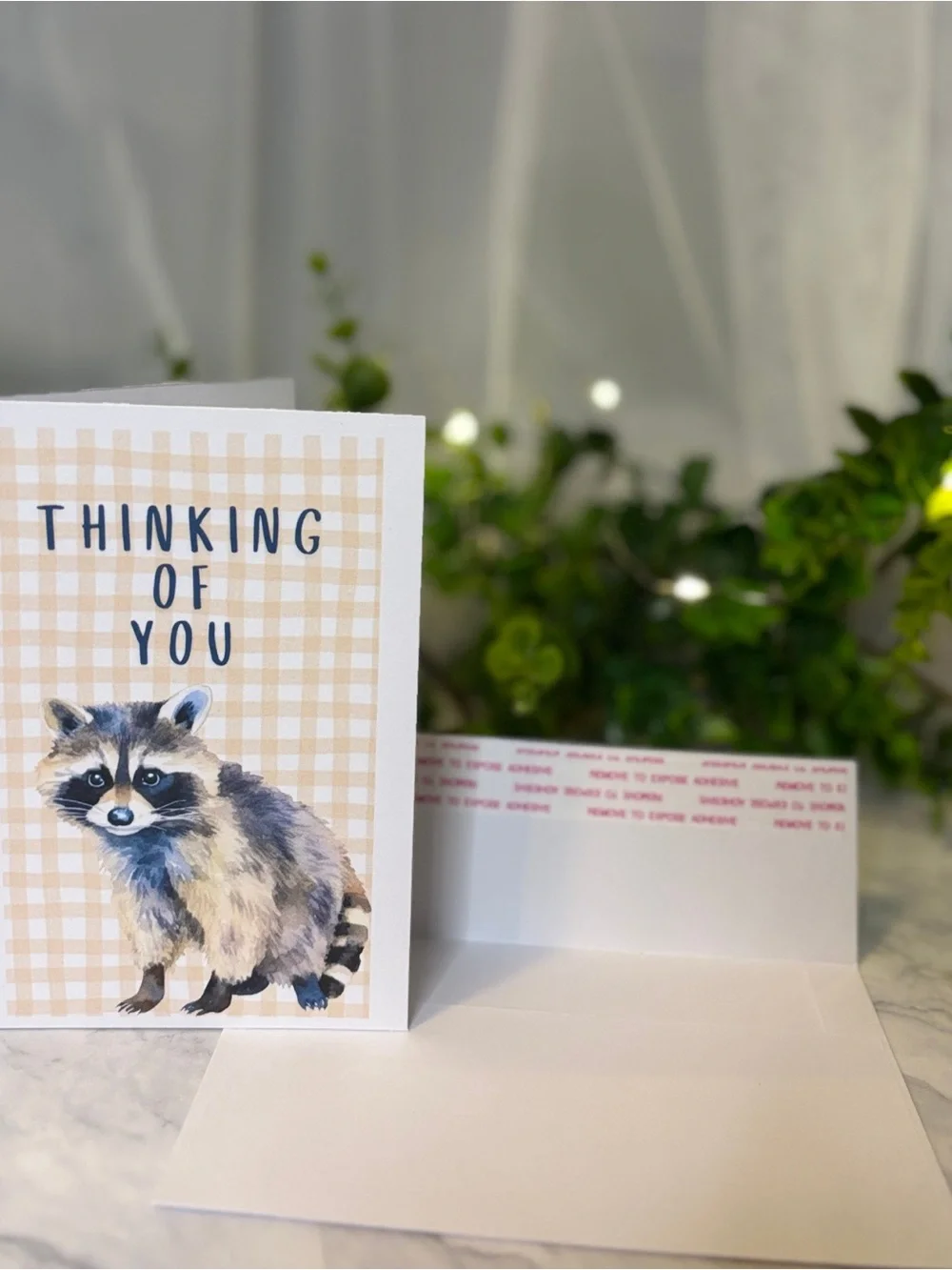 12 Woodland Raccoon Greeting Cards 4x6 Blank Inside with Envelopes Gift Set